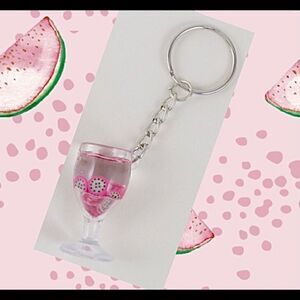 Pomegranate Goblet Keychain 